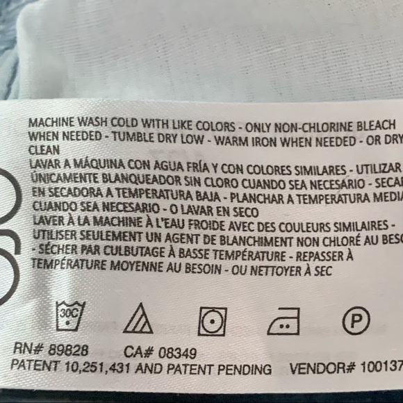 ELLA MOSS High Waist Straight Denim Shorts Raw Hem High Rise Size 4/27 - Picture 15 of 15